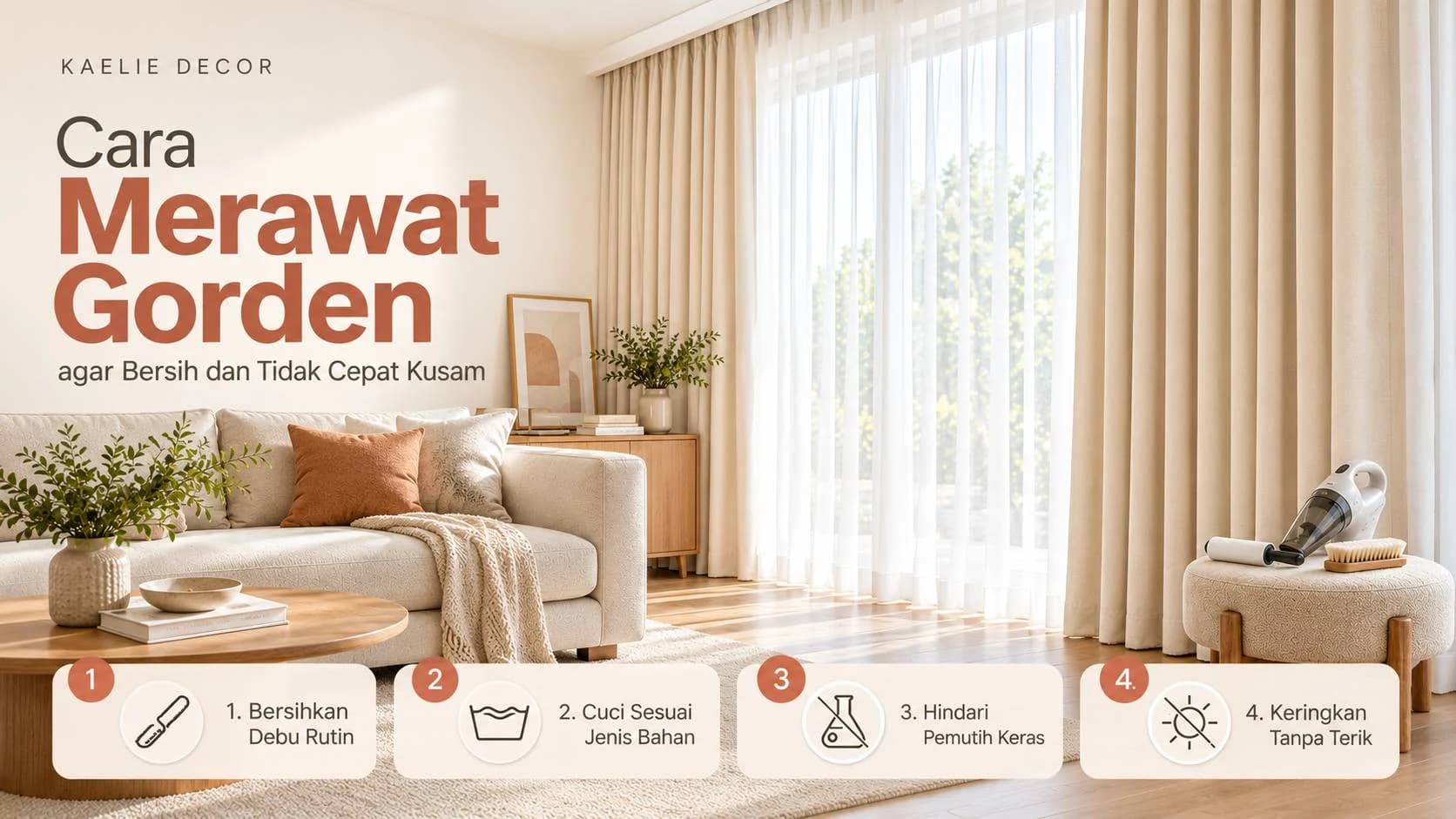 Gorden Kaelie Decor untuk interior rumah
