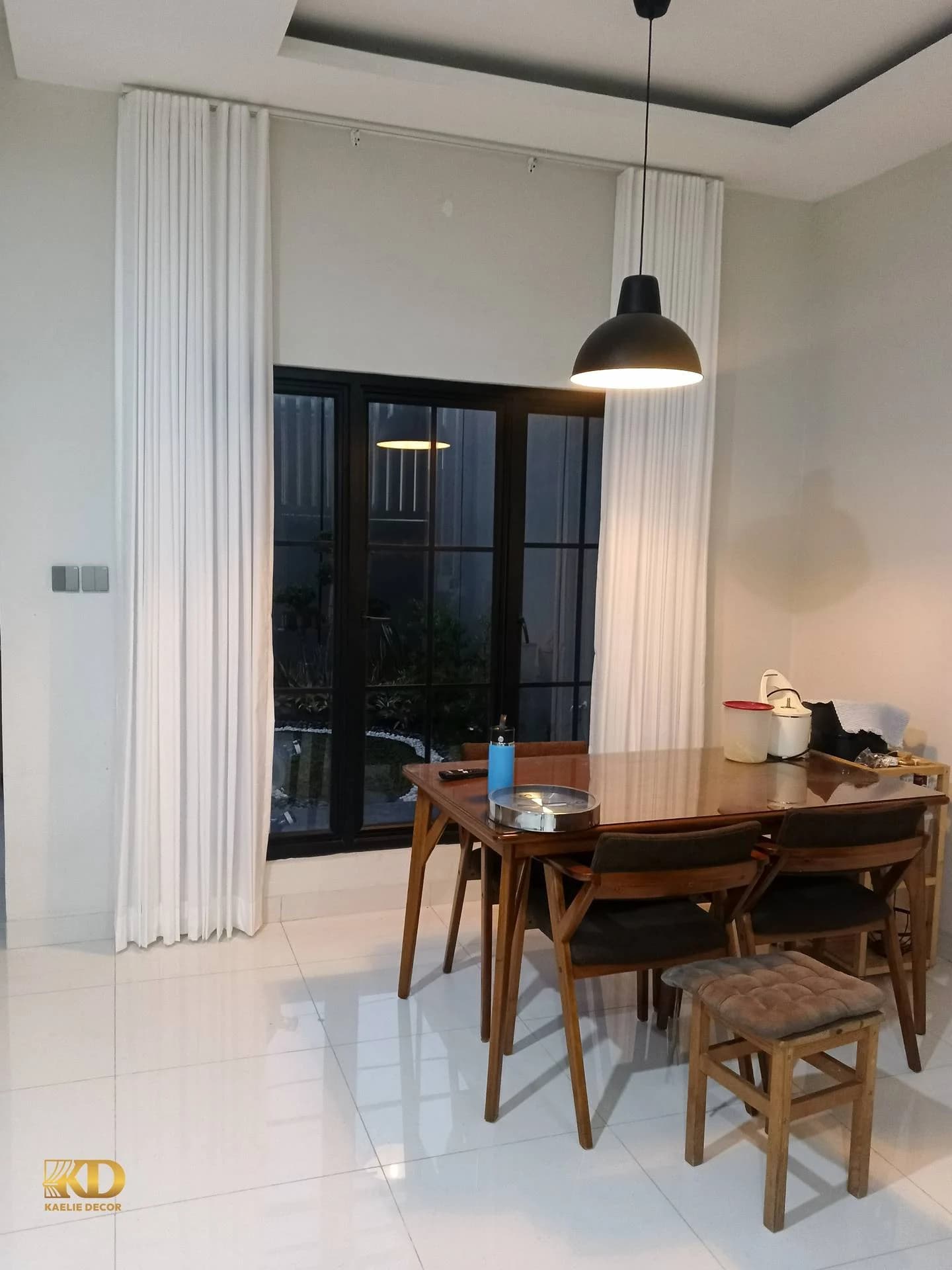 Gorden Blackout, Vitrase & Roller Blind Rumah Ibu P. - gambar 2